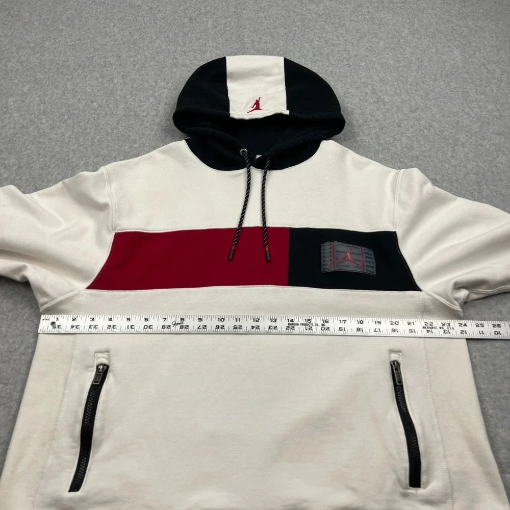 Nike Air Jordan Hoodie Men's XL White Legacy AJ11 XI Retro Sweatshirt CU1508-100